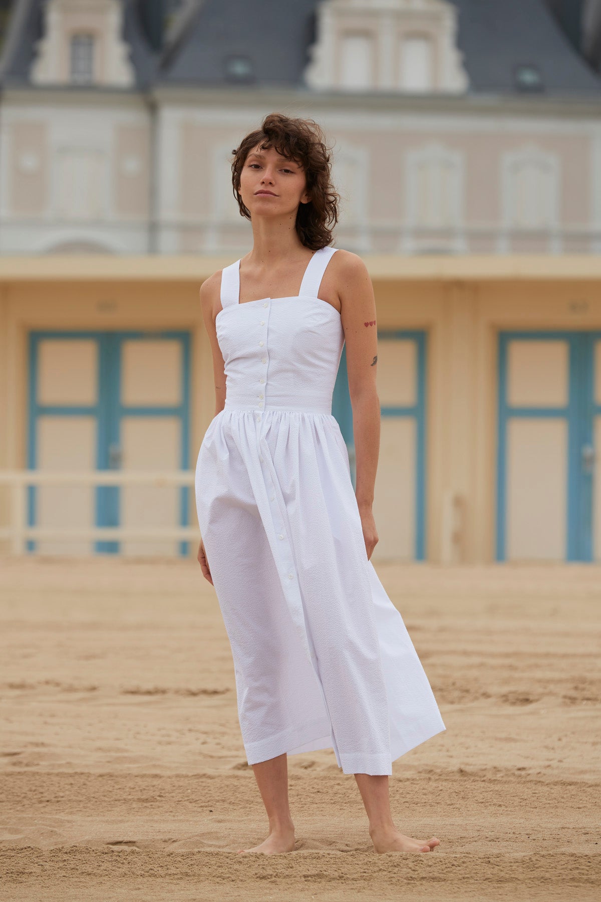 ROBE LAUREN SEERSUCKER