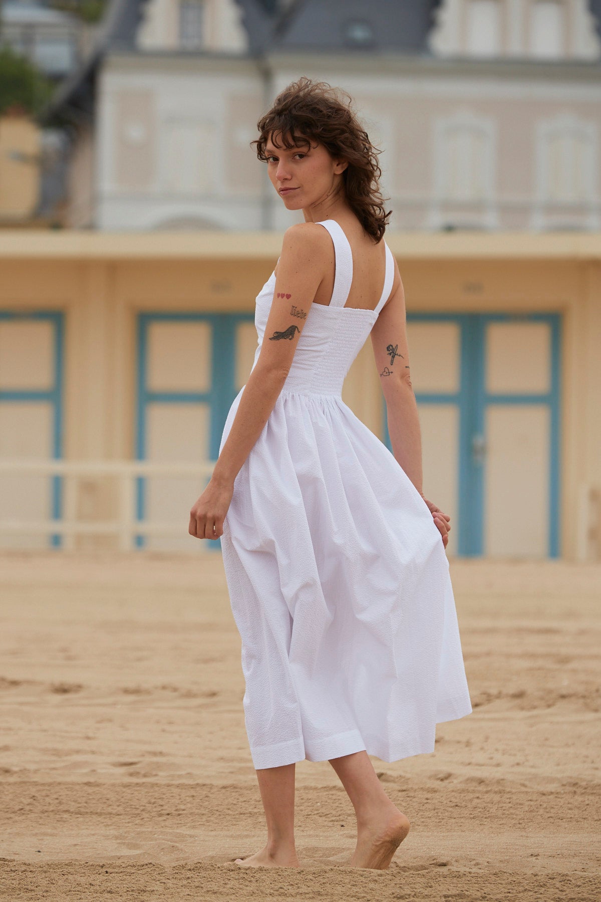 ROBE LAUREN SEERSUCKER