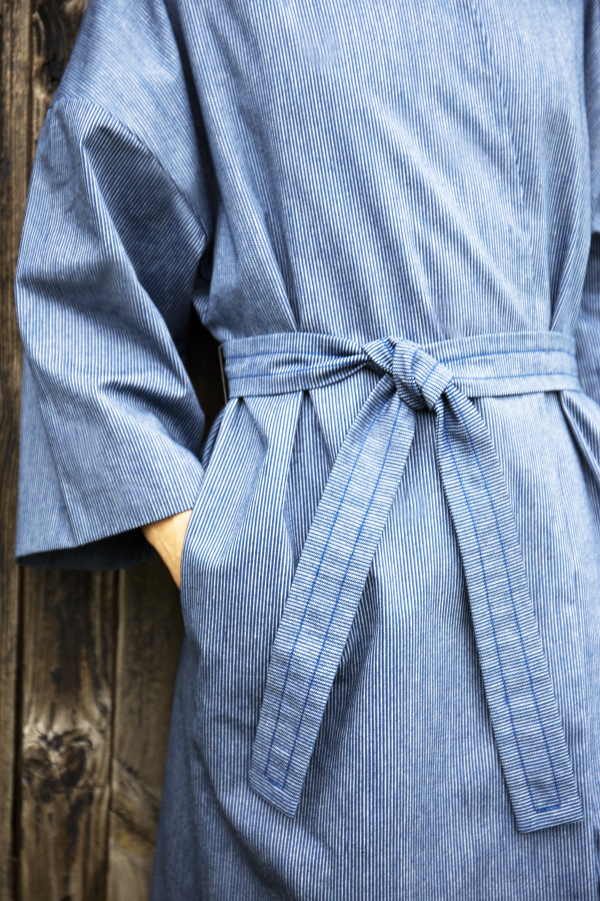 KIMONO LONG DEAUVILLE_HOMAI PARIS_AUTOMNE HIVER 2021_DETAIL CEINTURE