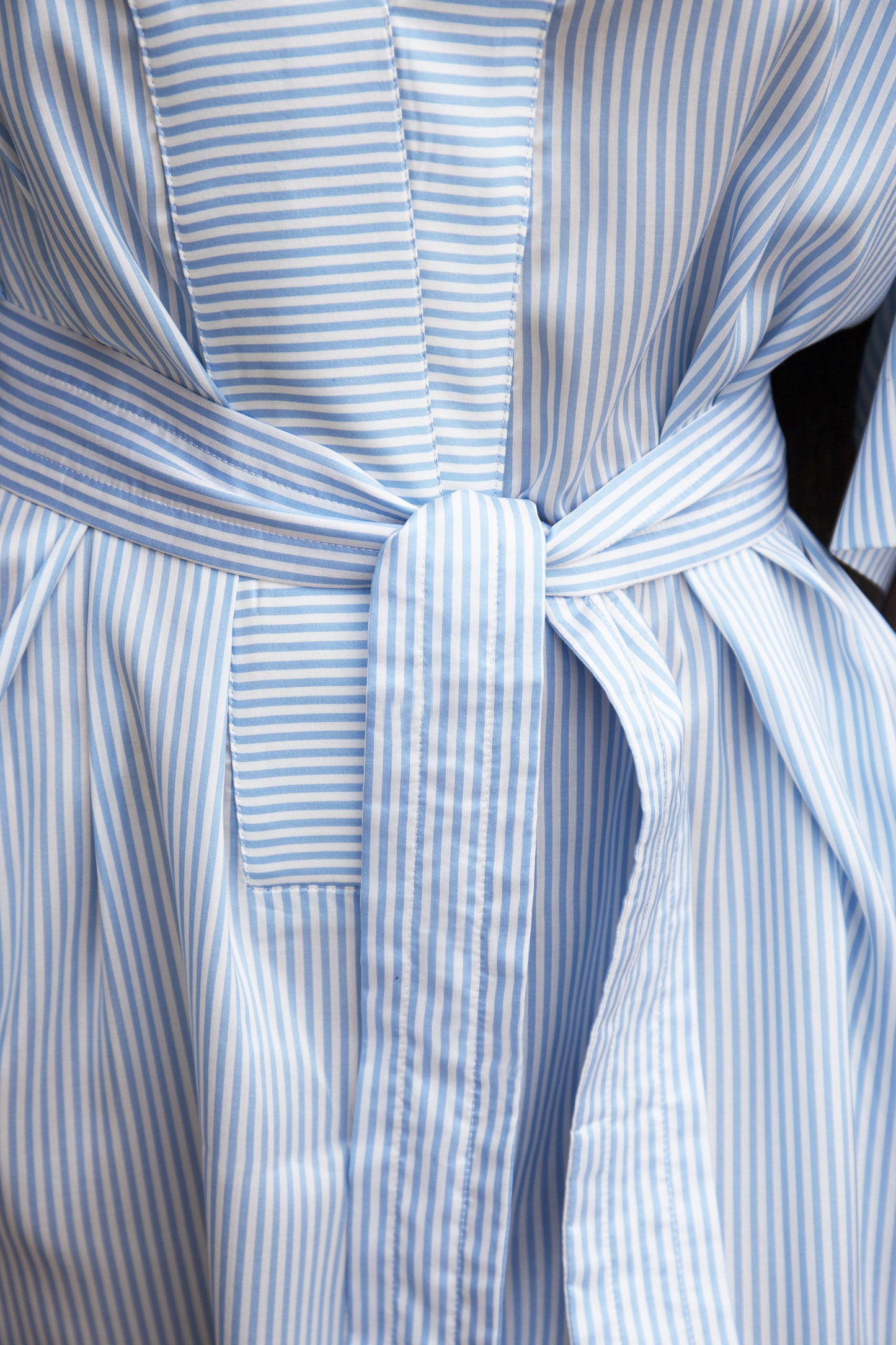 TUNIQUE_CHEMISE DE NUIT MADELEINE_SOIE_HOMAI PARIS_AUTOMNE HIVER 2021_DETAIL CEINTURE SOIE